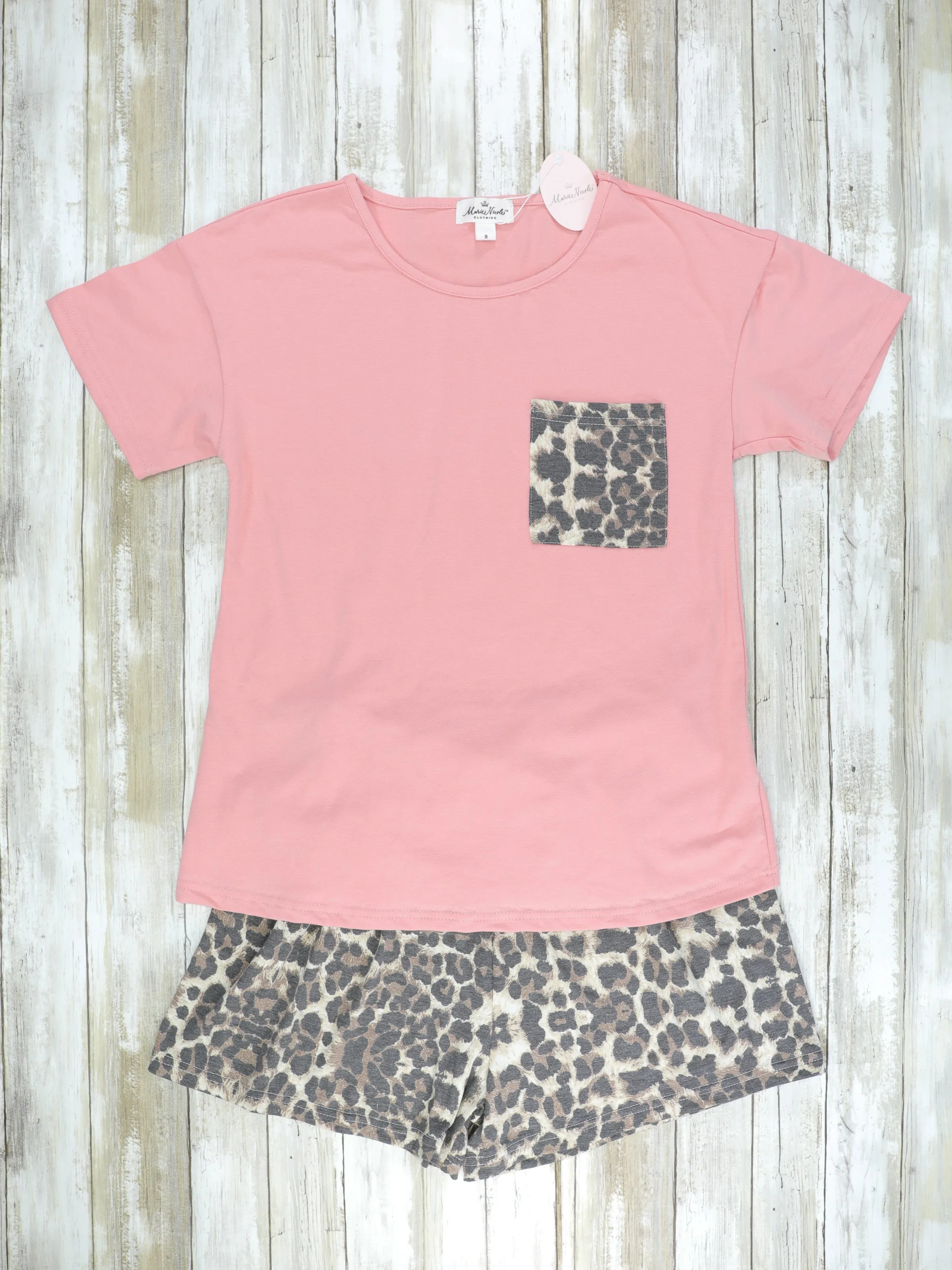Mom & Me Pink Leopard Loungewear Set