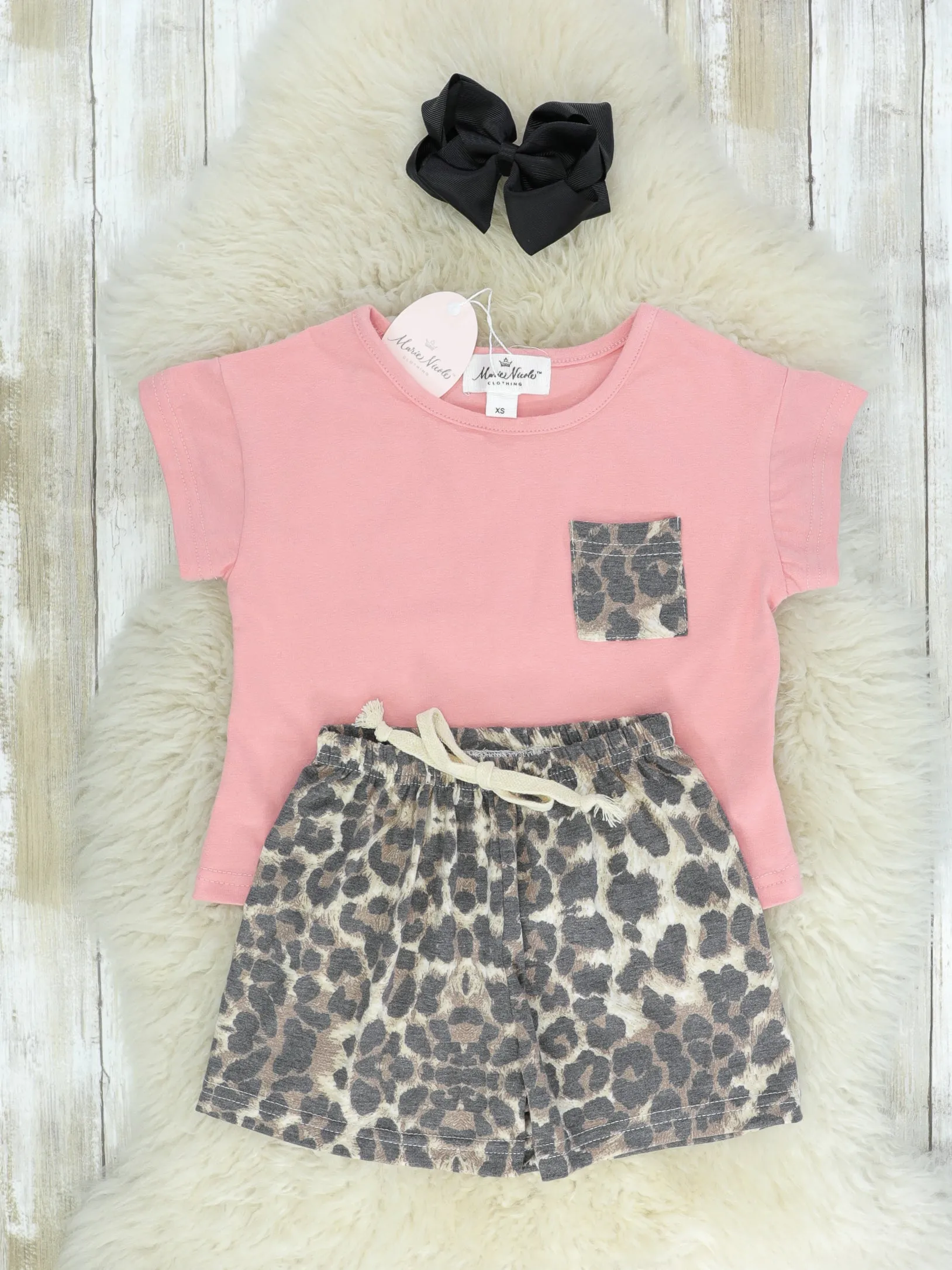 Mom & Me Pink Leopard Loungewear Set