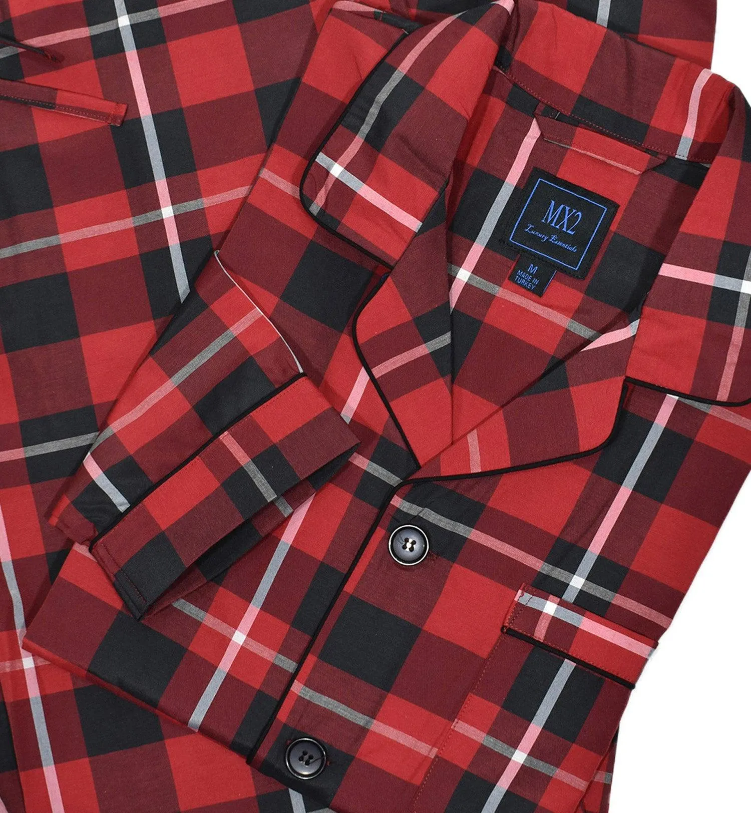 MP008 Red Plaid Pajama