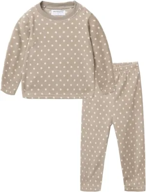 Mud Kingdom Kids Pajamas Set Polar Fleece Long Sleeve Casual Warm Fall Winter Happy Halloween Black