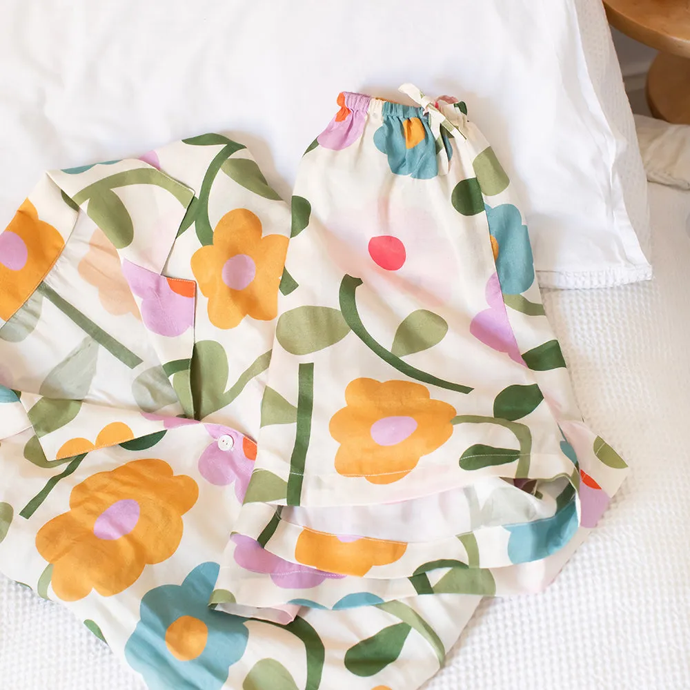 Multi Bloom Short Pyjama Set