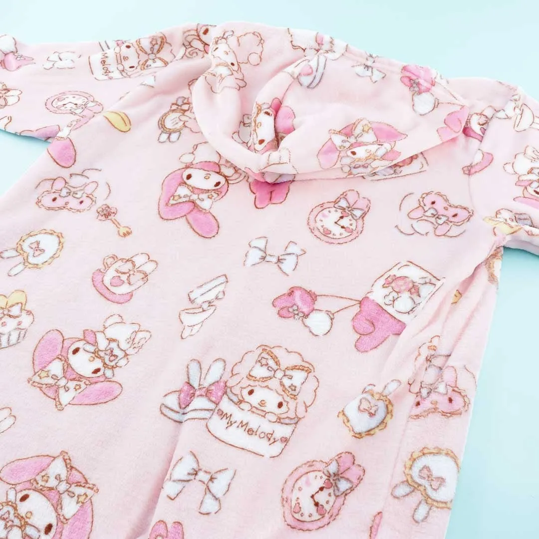 My Melody & My Sweet Piano Tea Time Hoodie Robe