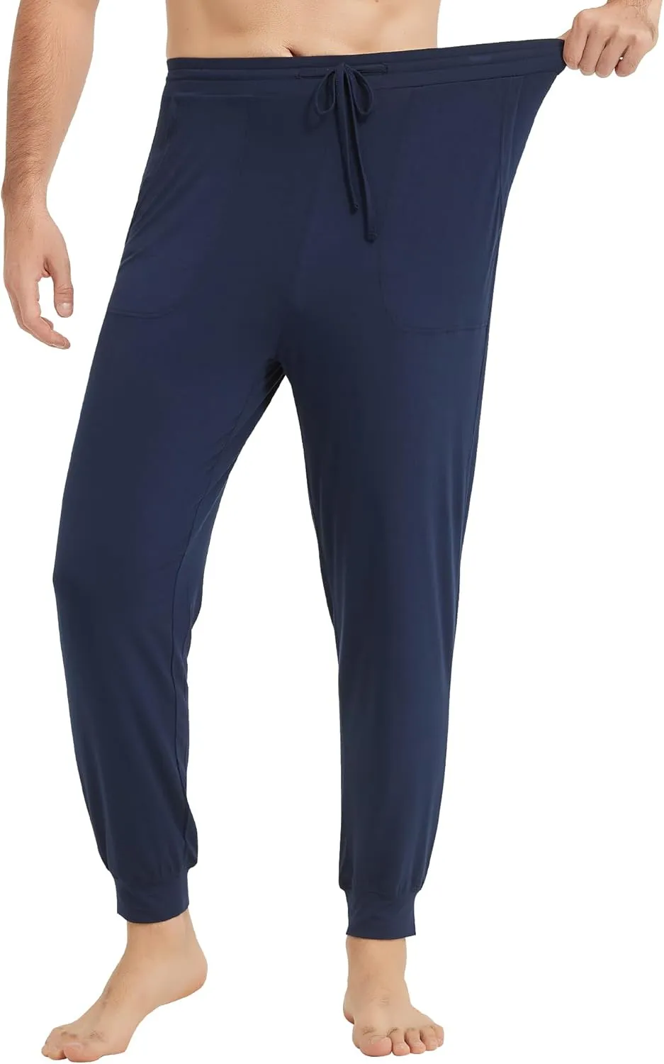 NACHILA Men's Pajamas Pants-Viscose Made from Bamboo, Soft Jogger Pants Comfy Sleep Pants Cool Pjs Bottoms with Pockets