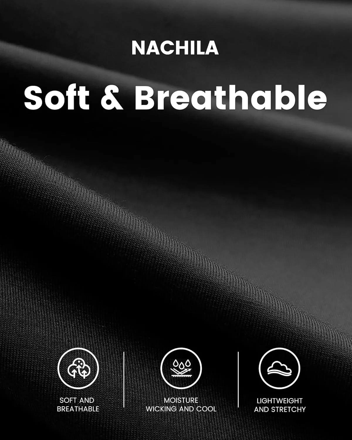 NACHILA Men's Pajamas Pants-Viscose Made from Bamboo, Soft Jogger Pants Comfy Sleep Pants Cool Pjs Bottoms with Pockets