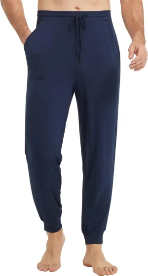 NACHILA Men's Pajamas Pants-Viscose Made from Bamboo, Soft Jogger Pants Comfy Sleep Pants Cool Pjs Bottoms with Pockets