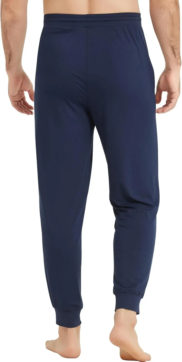 NACHILA Men's Pajamas Pants-Viscose Made from Bamboo, Soft Jogger Pants Comfy Sleep Pants Cool Pjs Bottoms with Pockets