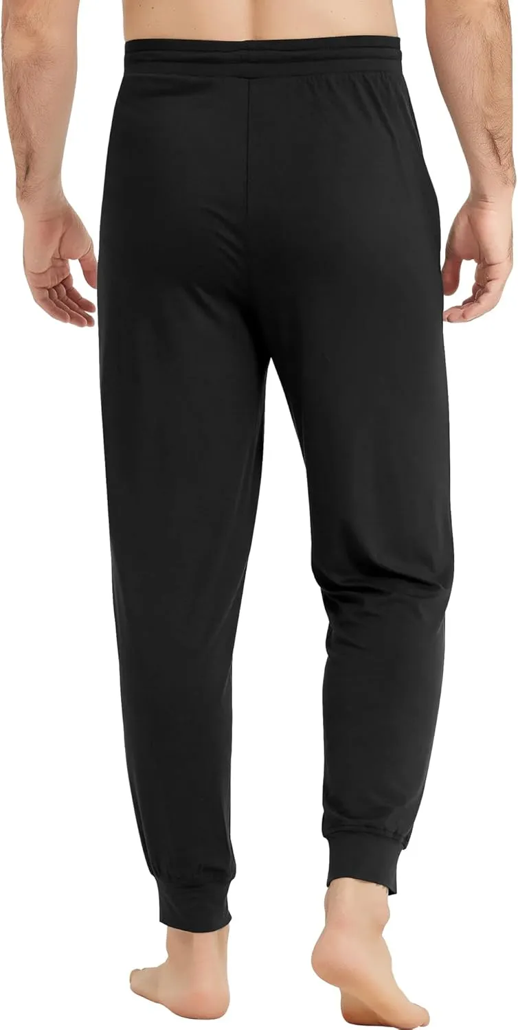 NACHILA Men's Pajamas Pants-Viscose Made from Bamboo, Soft Jogger Pants Comfy Sleep Pants Cool Pjs Bottoms with Pockets