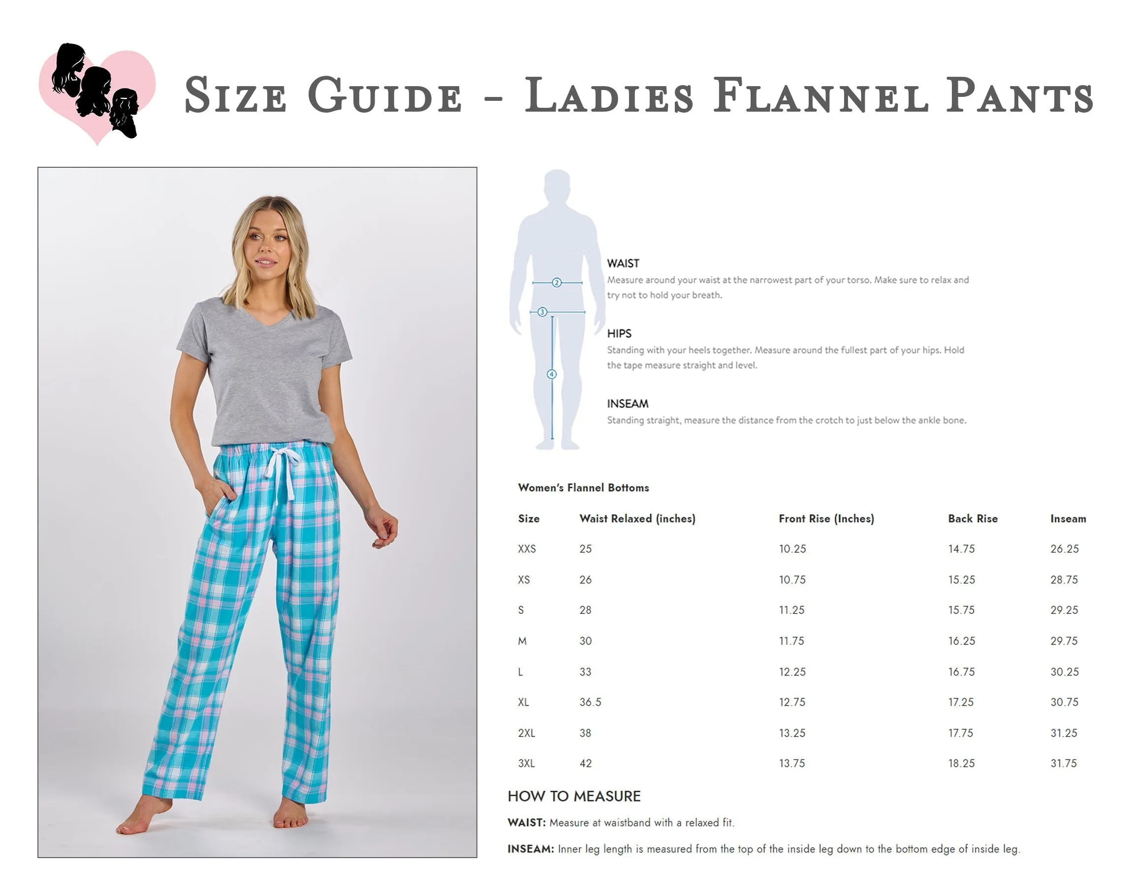 National Charity League Ladies Flannel Pants - NCL Laguna Chapter