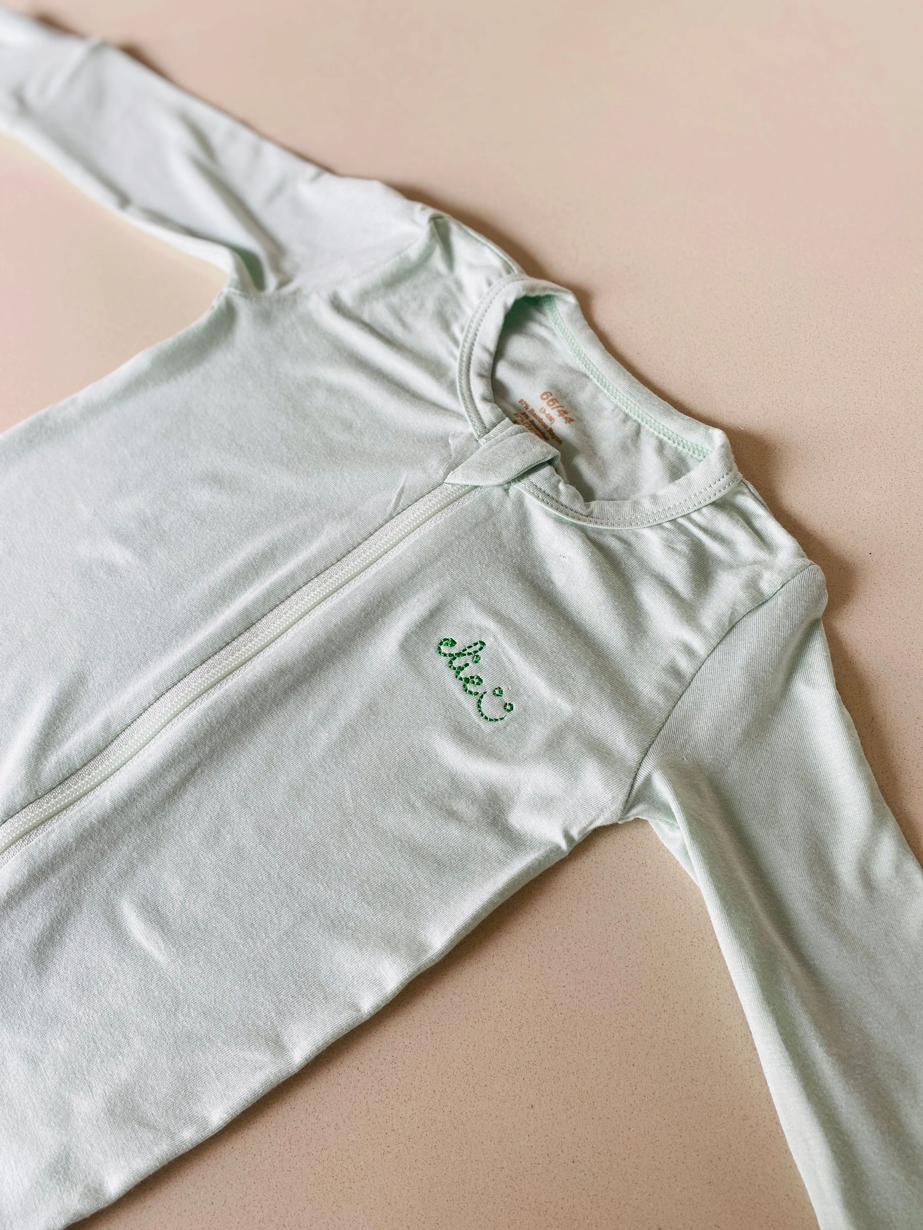 New! Baby Longsleeve Bamboo Cotton Footie