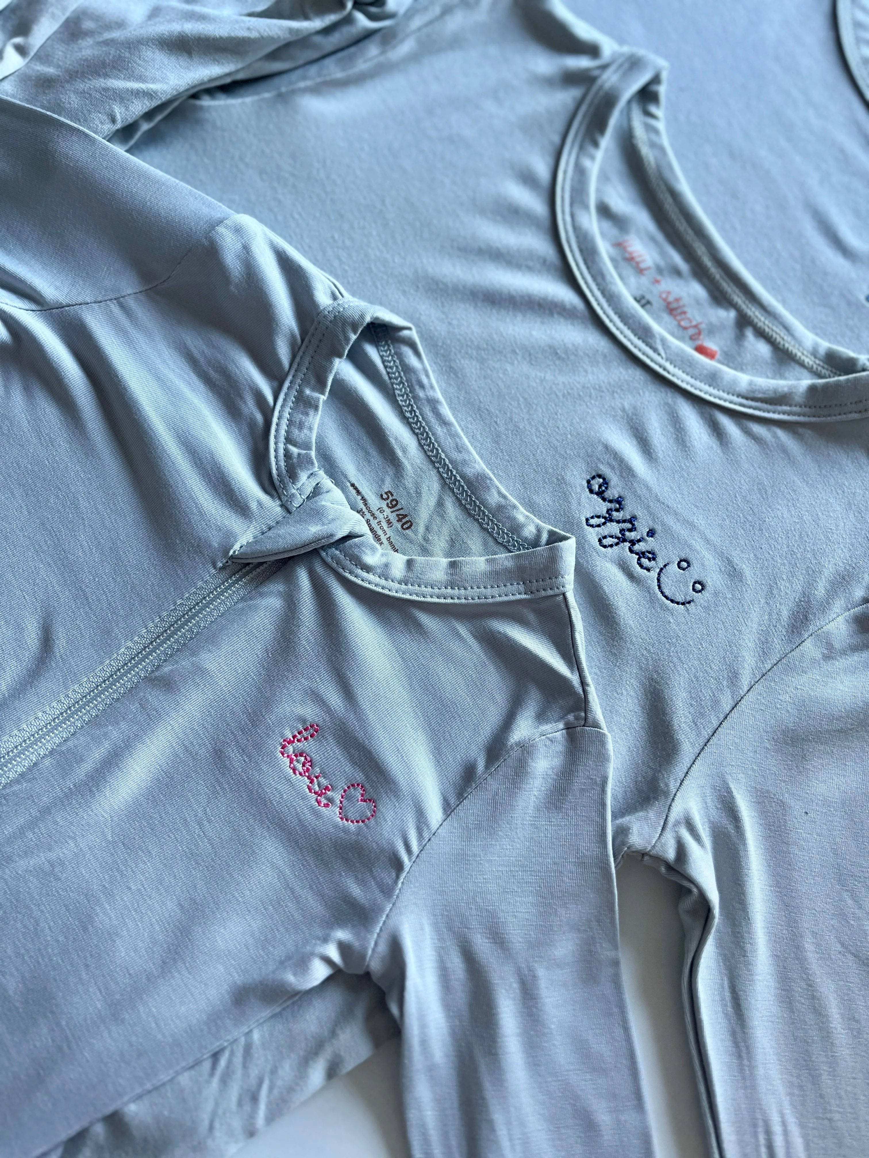New! Baby Longsleeve Bamboo Cotton Footie