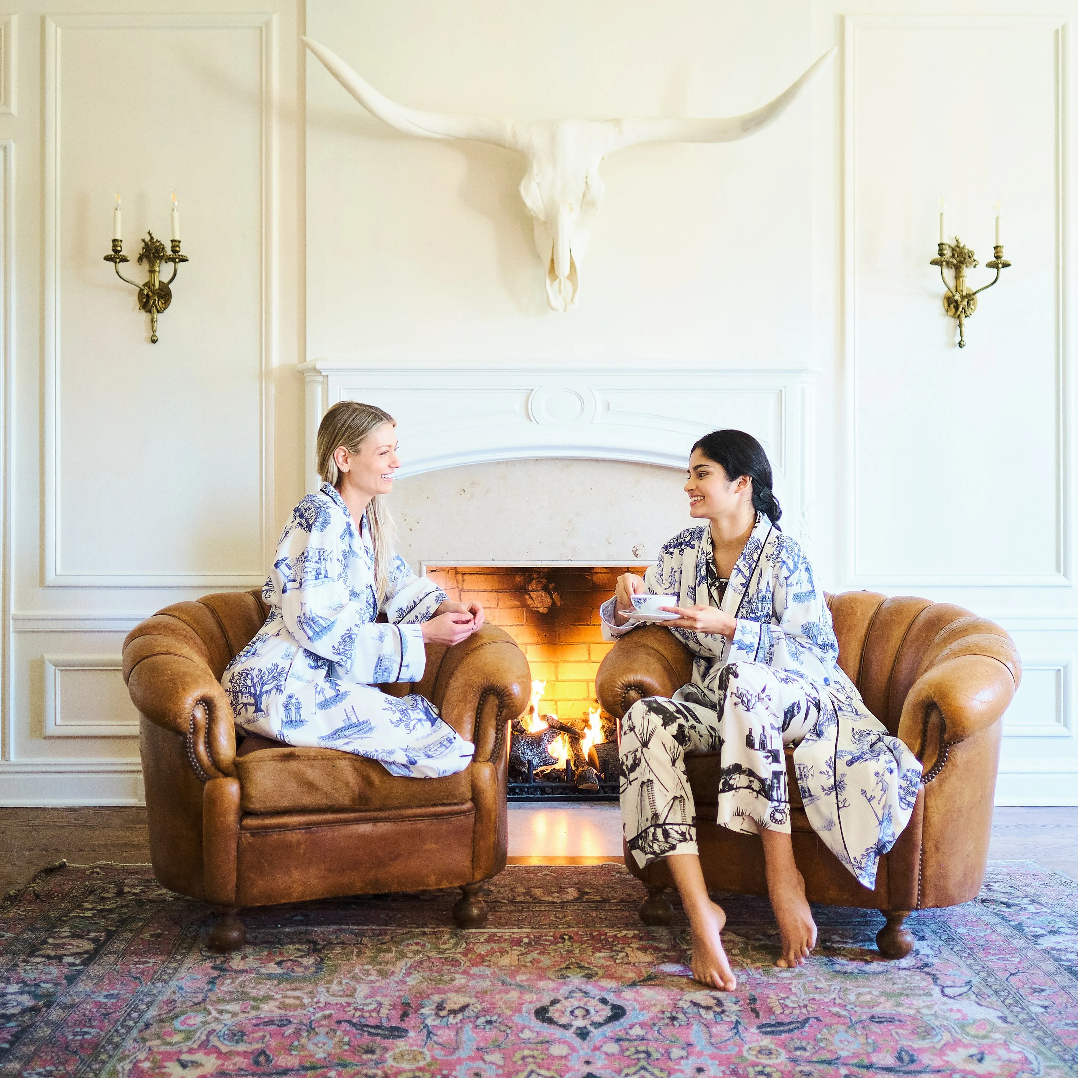 New Orleans Toile Robe