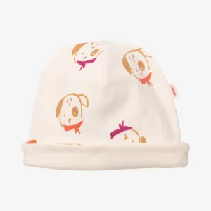Newborn off white beanie