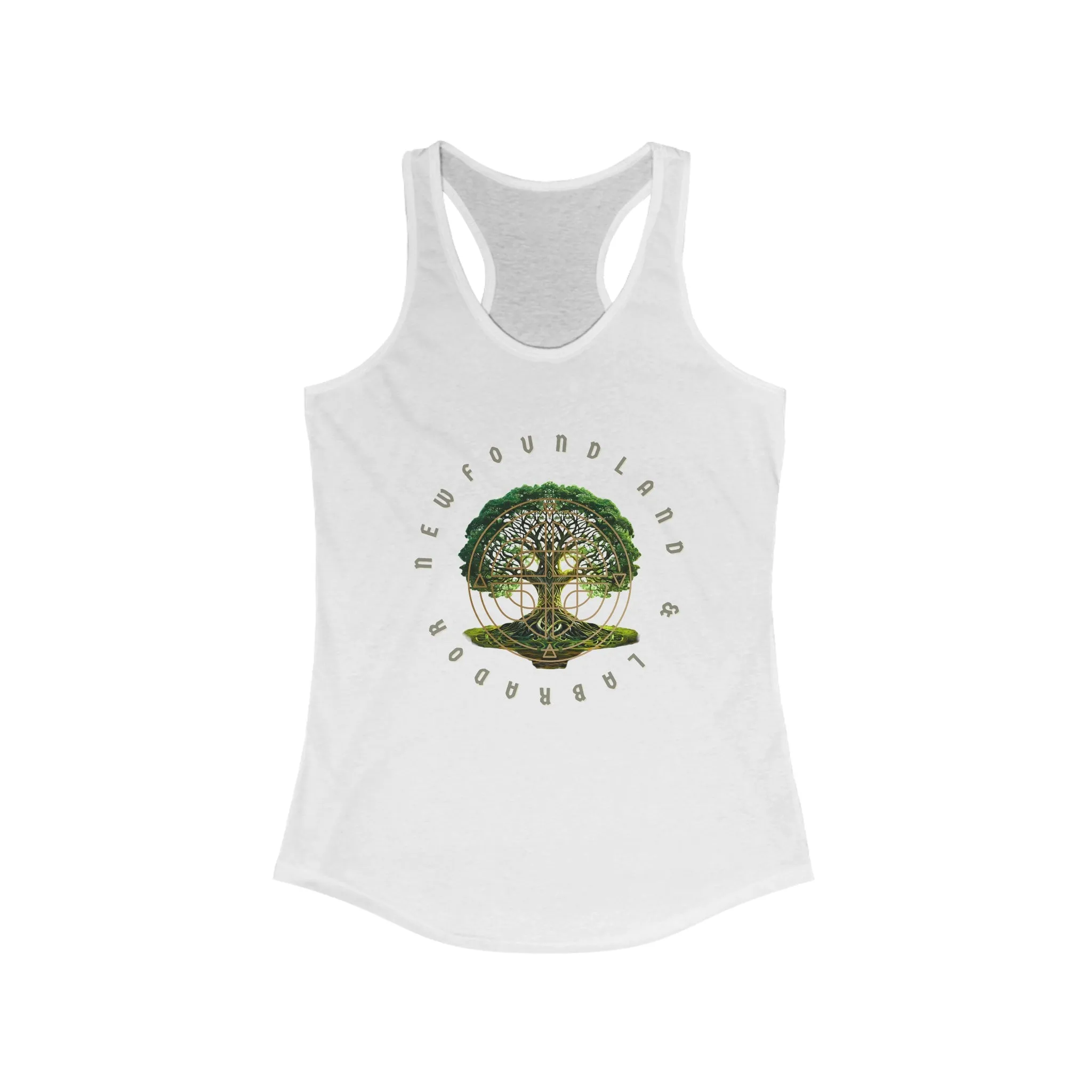 Newfoundland and Labrador tree of life celtic tank top