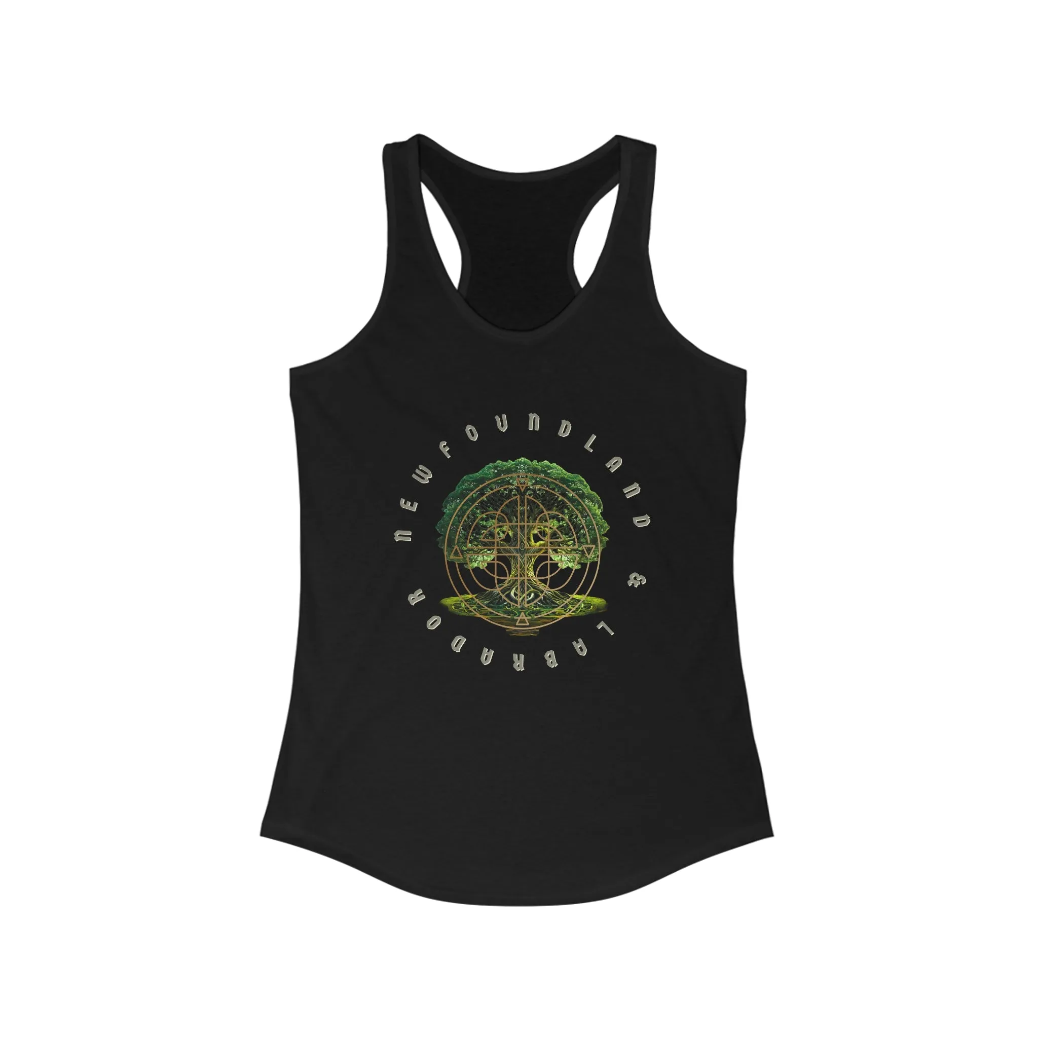 Newfoundland and Labrador tree of life celtic tank top