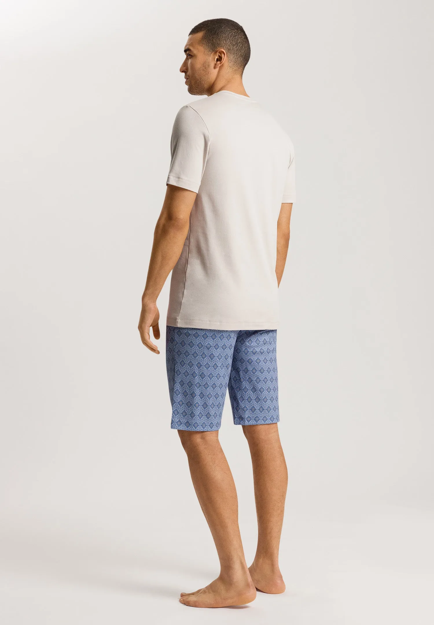Night And Day Cotton Pajama Set | Blue Mosaic 75107-2885