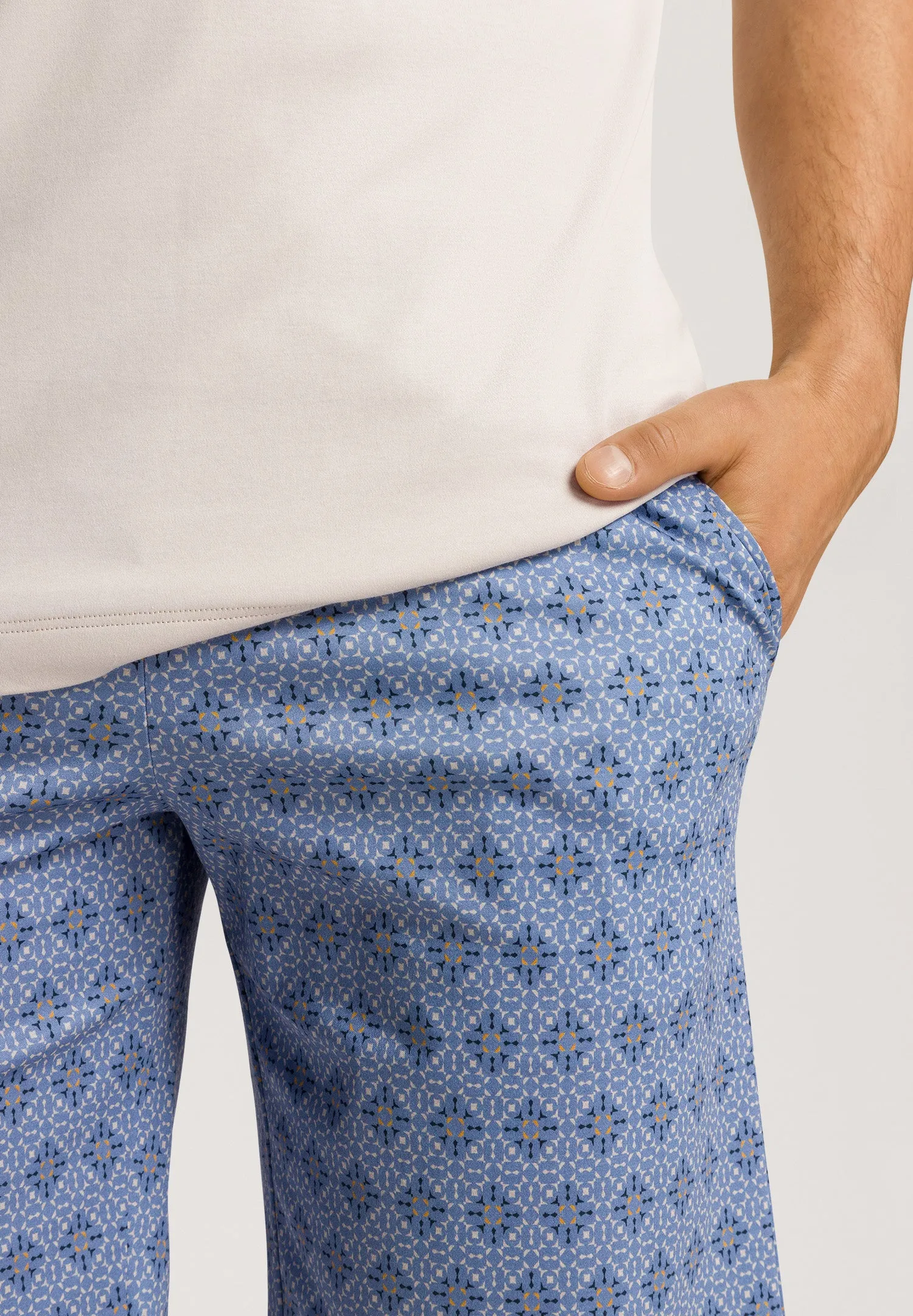 Night And Day Cotton Pajama Set | Blue Mosaic 75107-2885