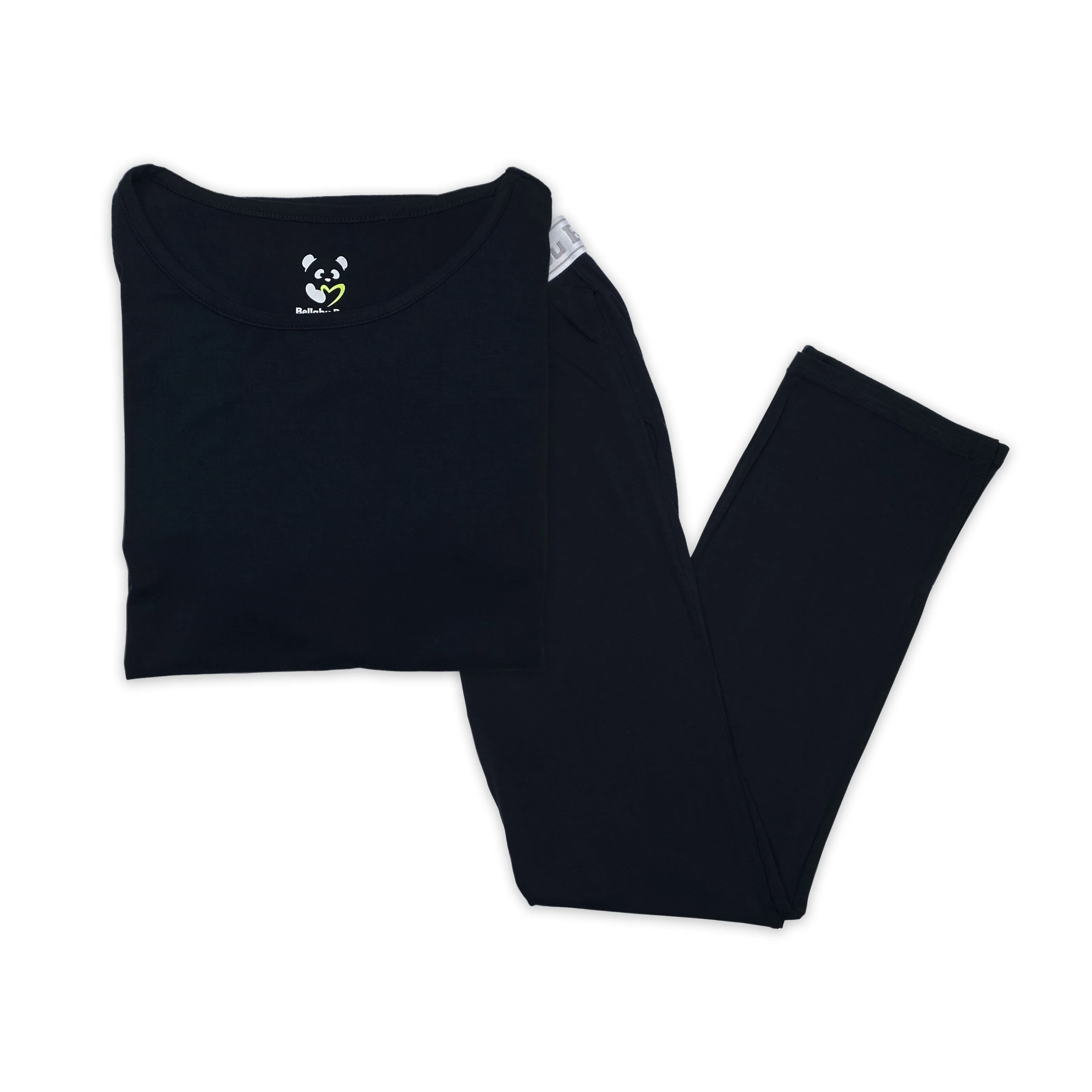 Obsidian Black Bamboo Men's Pajama Set