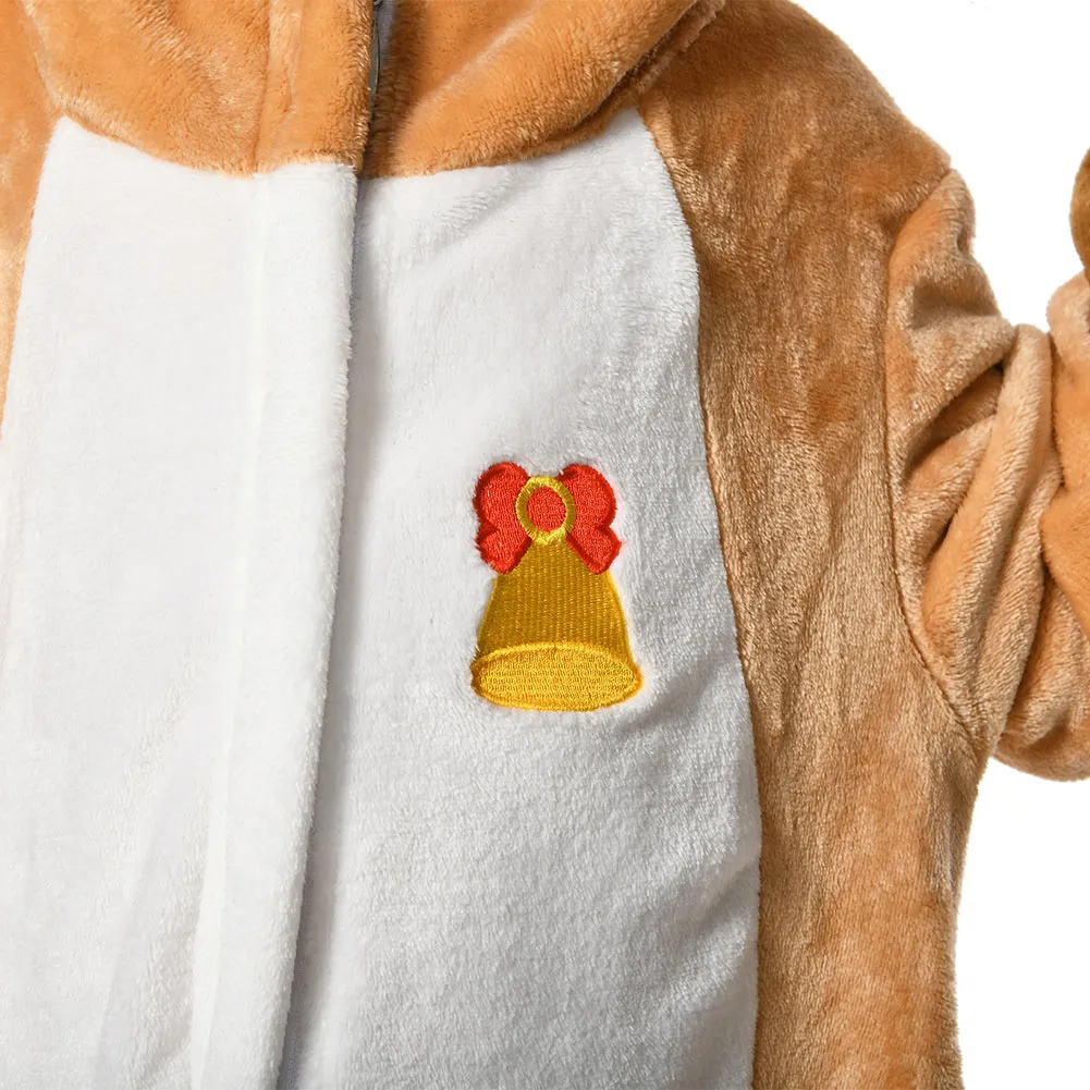 OLAOLA Kids Deer Animal Onesie Plush Soft Flannel Warm Home Pajamas One-Piece Sleepwear