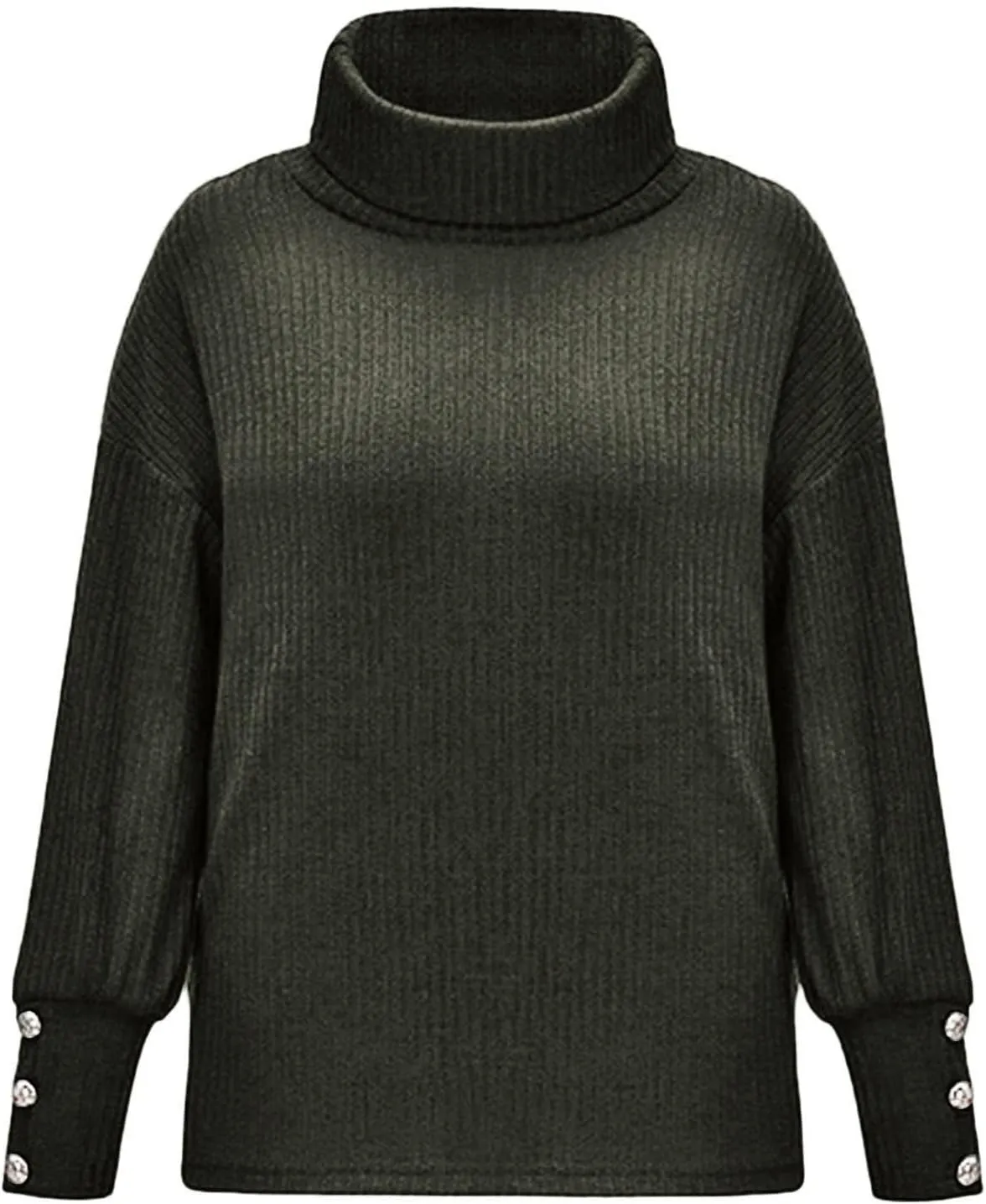 Ollysqiar Sweaters for Women Halloween Knitted Sweater with Cute Ghost Pattern Gothic Streetwear with Long Sleeves