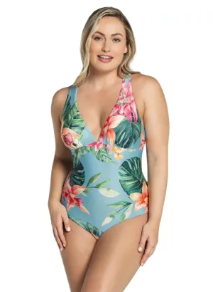 One Piece Swimsuit with Back Detail