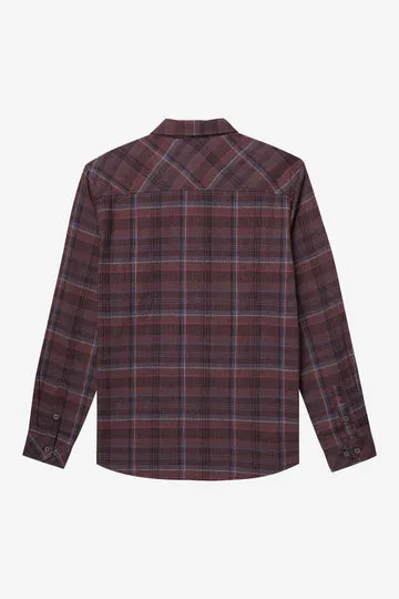 O'Neill Mythic Sessions Flannel L/S Shirt-Huckleberry
