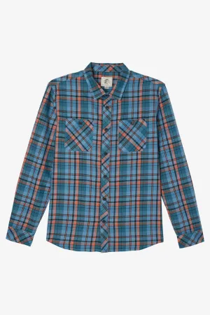 O'Neill OG Jonez Flannel L/S Shirt-Deep Blue