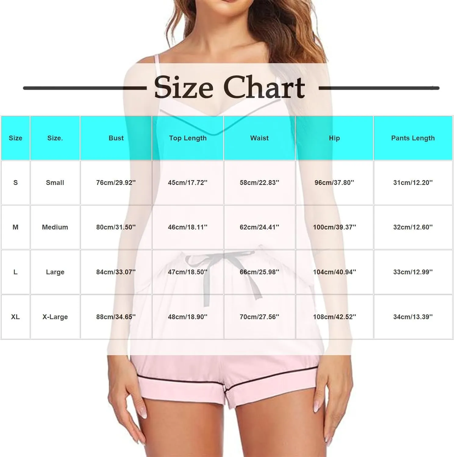 Oplxuo Women's Pajamas Soft Sleepwear Lingerie Cami Shorts Set Nightwear