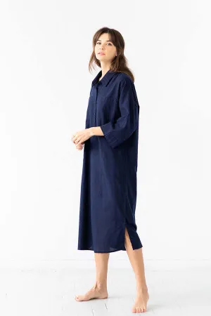 Oversized Button Down Long Shirt