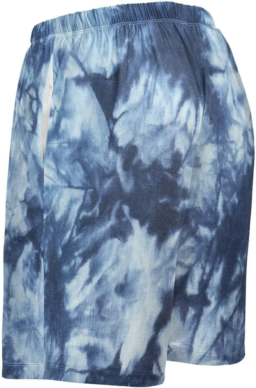 Oyihfvs Men's Pajama Shorts, Soft Lounge Short Pants with Pockets Drawstring (S-2XL)