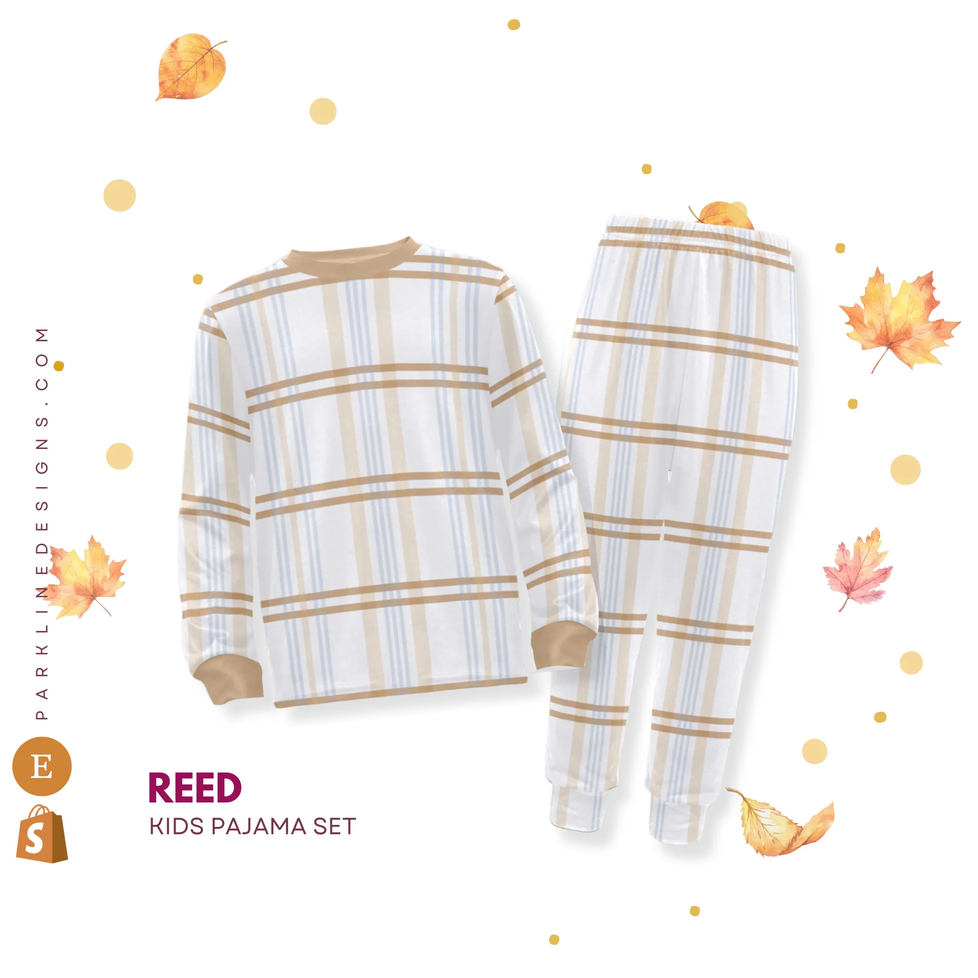 Patrick | Autumn Pajama Set for Boys| Whimsical & Cozy Sleepwear for Kids
