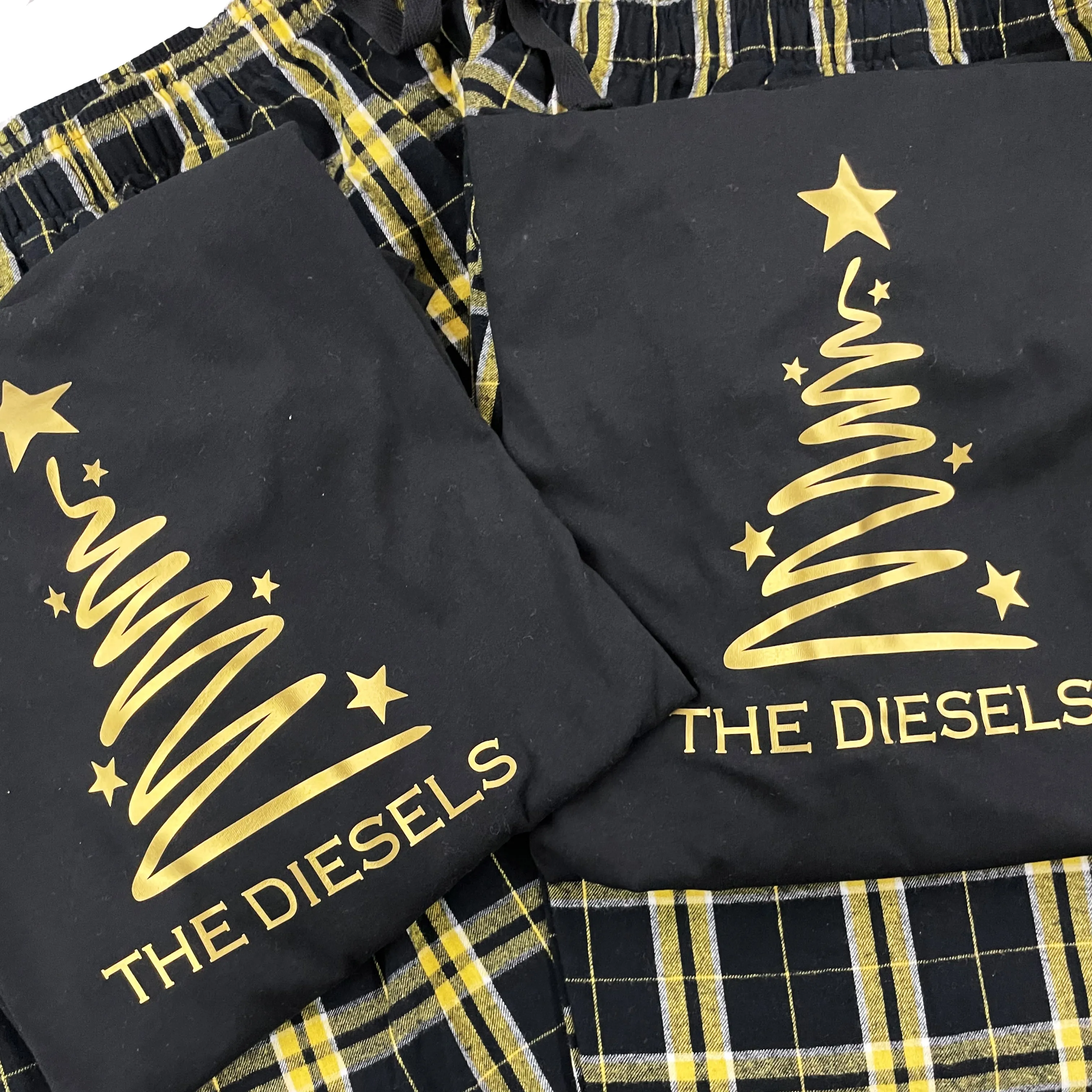 Personalized Christmas Star Matching Family Pajamas