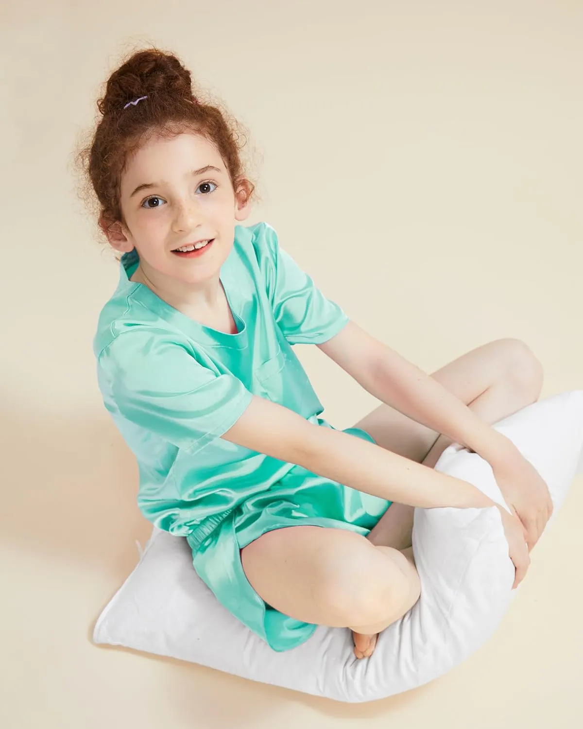 Petite&Me Girls Pajamas, Silk Pajamas for Girls Size 4-14