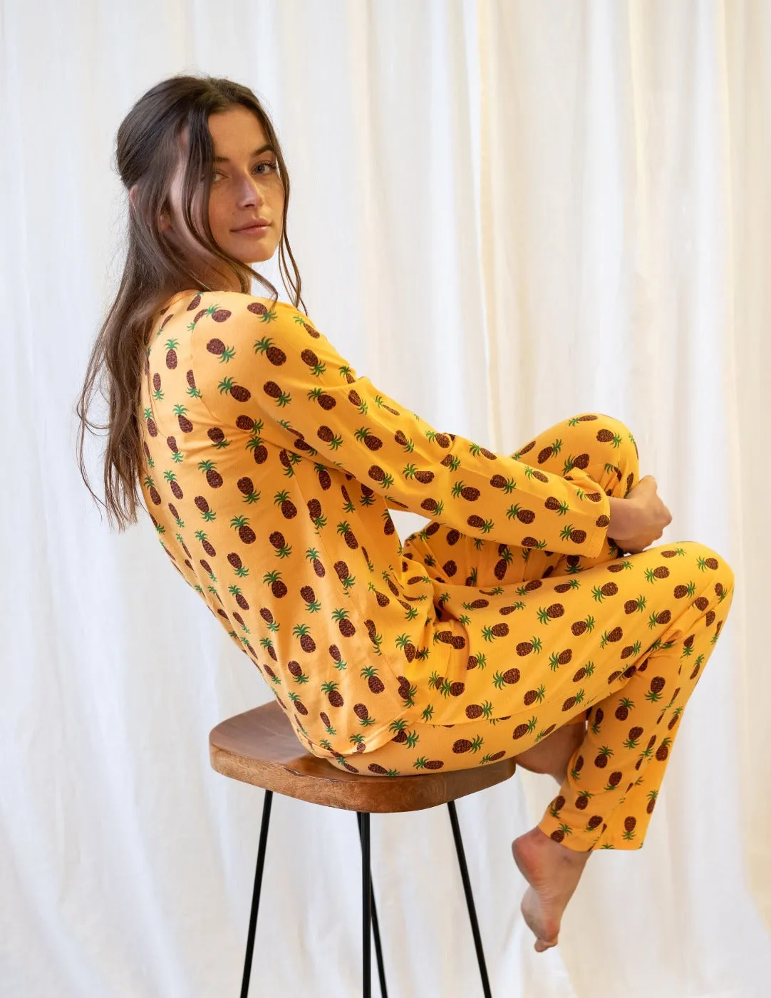 Pineapple Matching Family Pajama Set