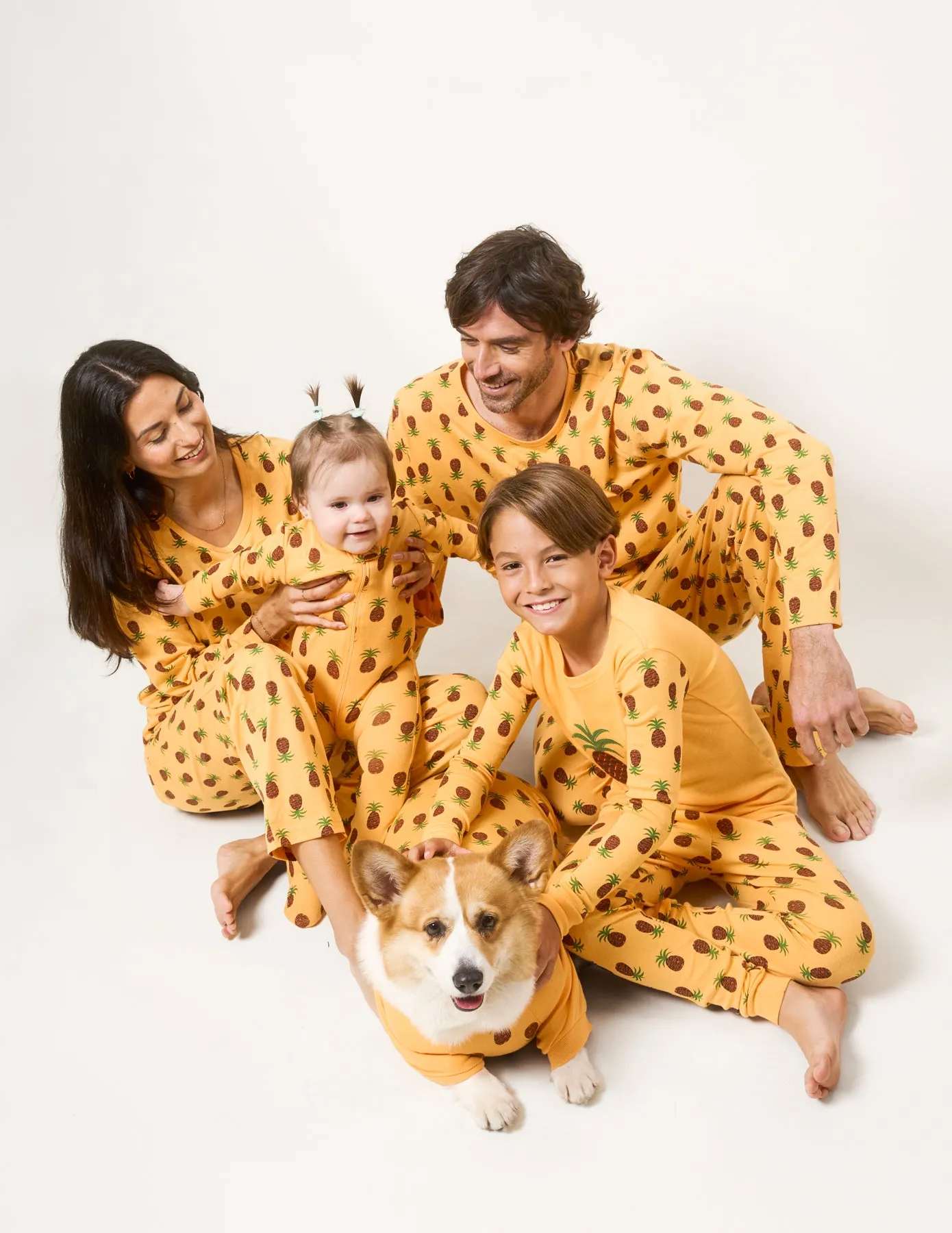 Pineapple Matching Family Pajama Set