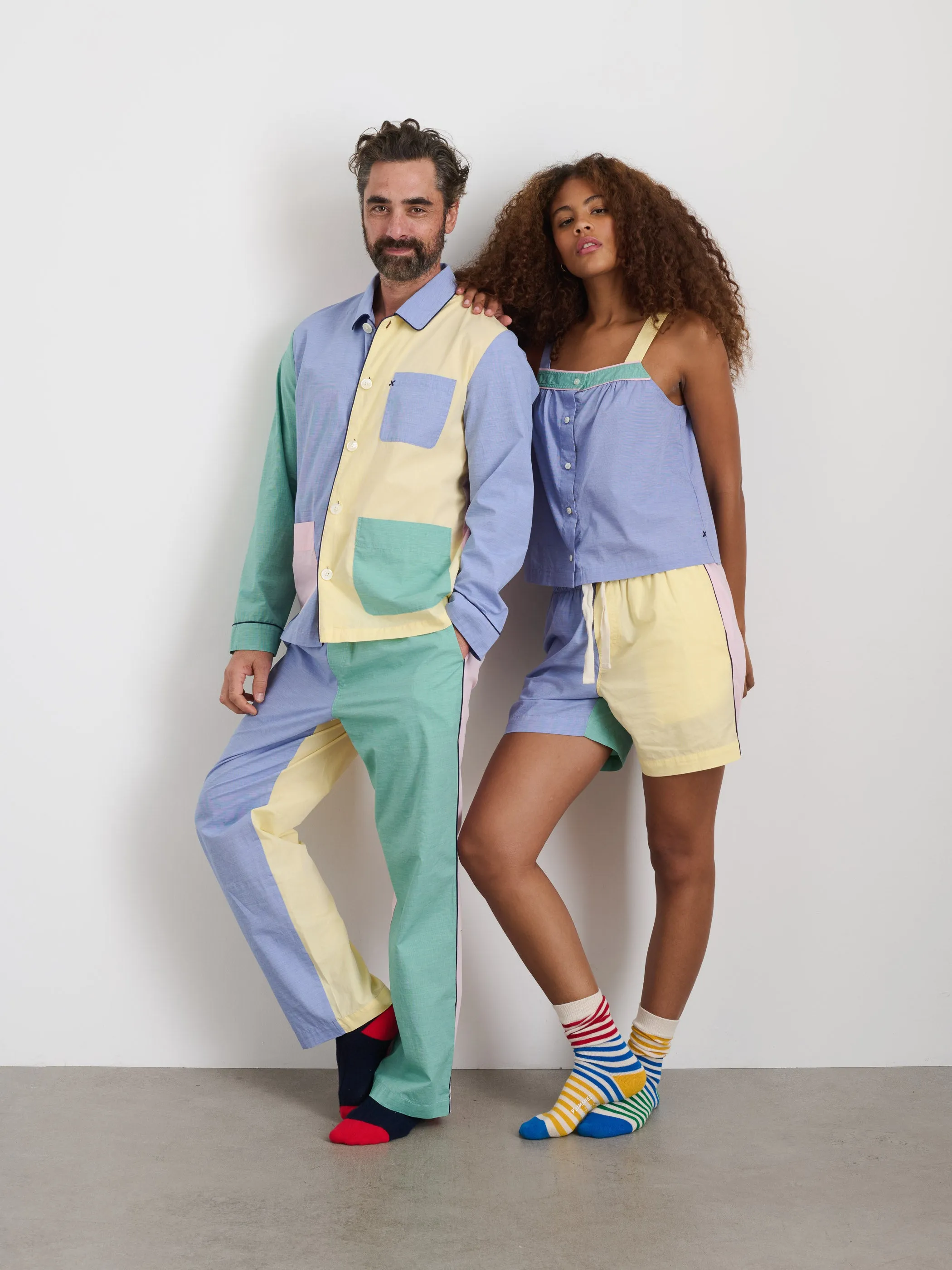 P'Jimmies Sleep Shirt in Colorblock