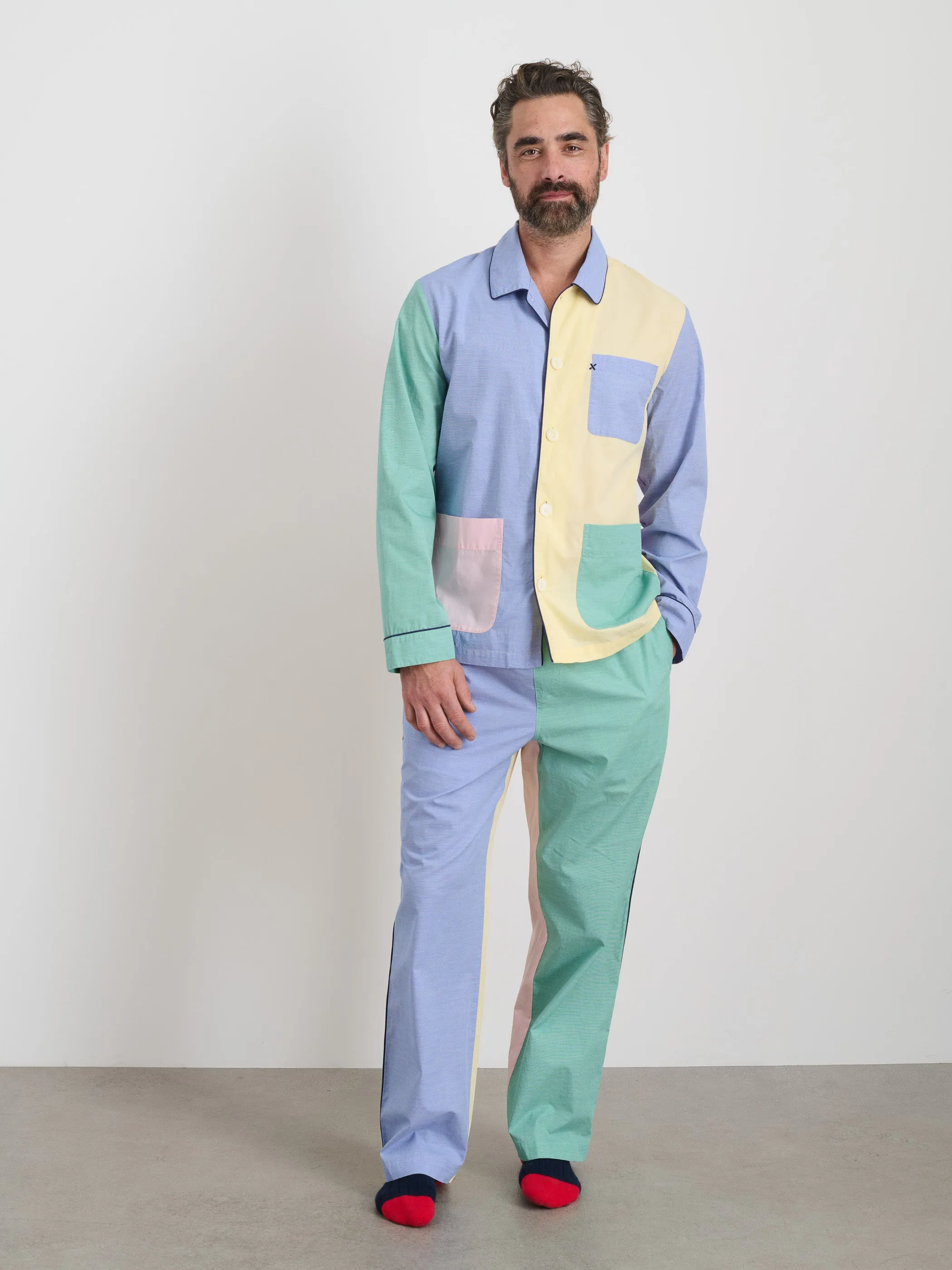P'Jimmies Sleep Shirt in Colorblock