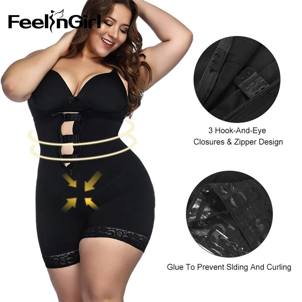 Plus Size Bodysuit Shapewear | Ultra Conceal Compression Shaping Shorts