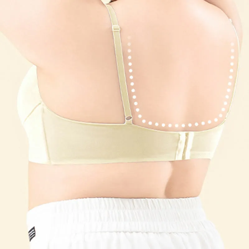 Plus Size Thin Seamless Full Coverage Wireless Bra