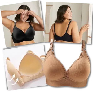 Plus Size Wireless Push-Up Bra