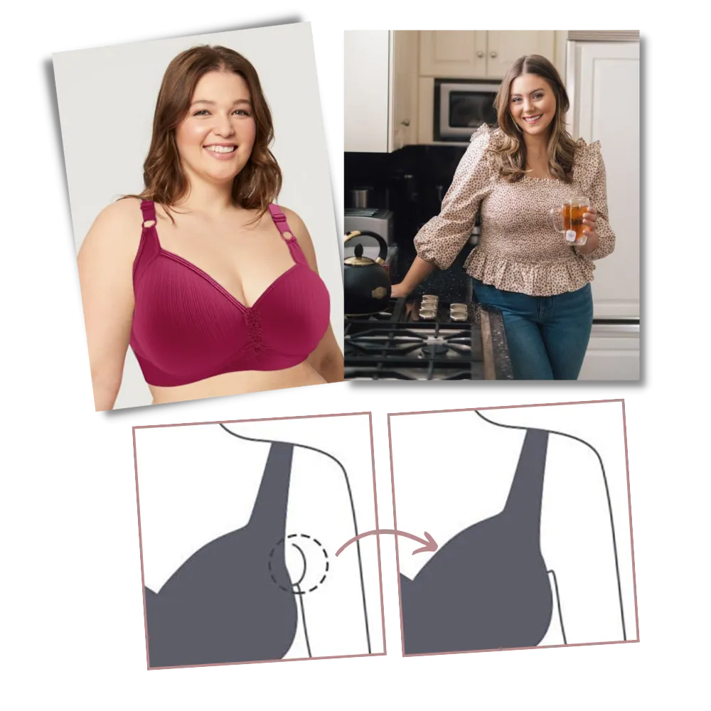 Plus Size Wireless Push-Up Bra