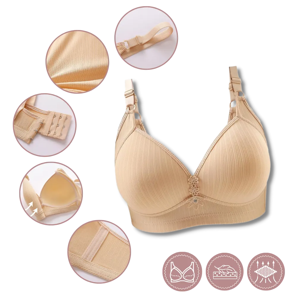 Plus Size Wireless Push-Up Bra