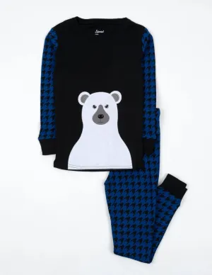 Polar Bear Houndstooth Pajamas