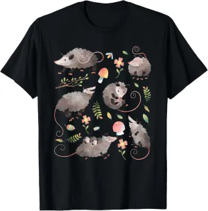 Possum Opossum Lover Owner Cottagecore Cute Kawaii Women Kid T-Shirt