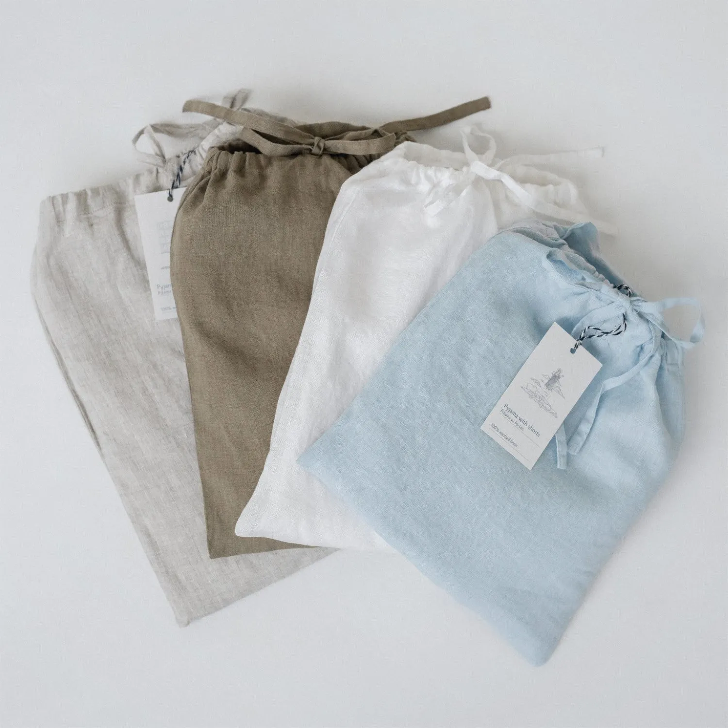 Primrose Khaki Linen Loungewear Set