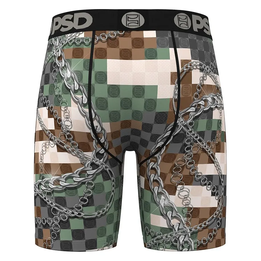 PSD Men's Multicolor Army Boxer Briefs Small Underwear - 324180048-MUL-S