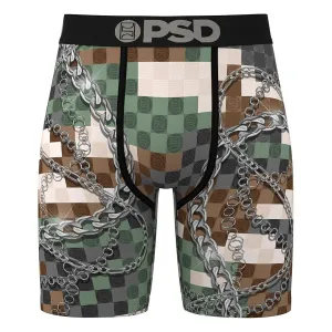 PSD Men's Multicolor Army Boxer Briefs Small Underwear - 324180048-MUL-S