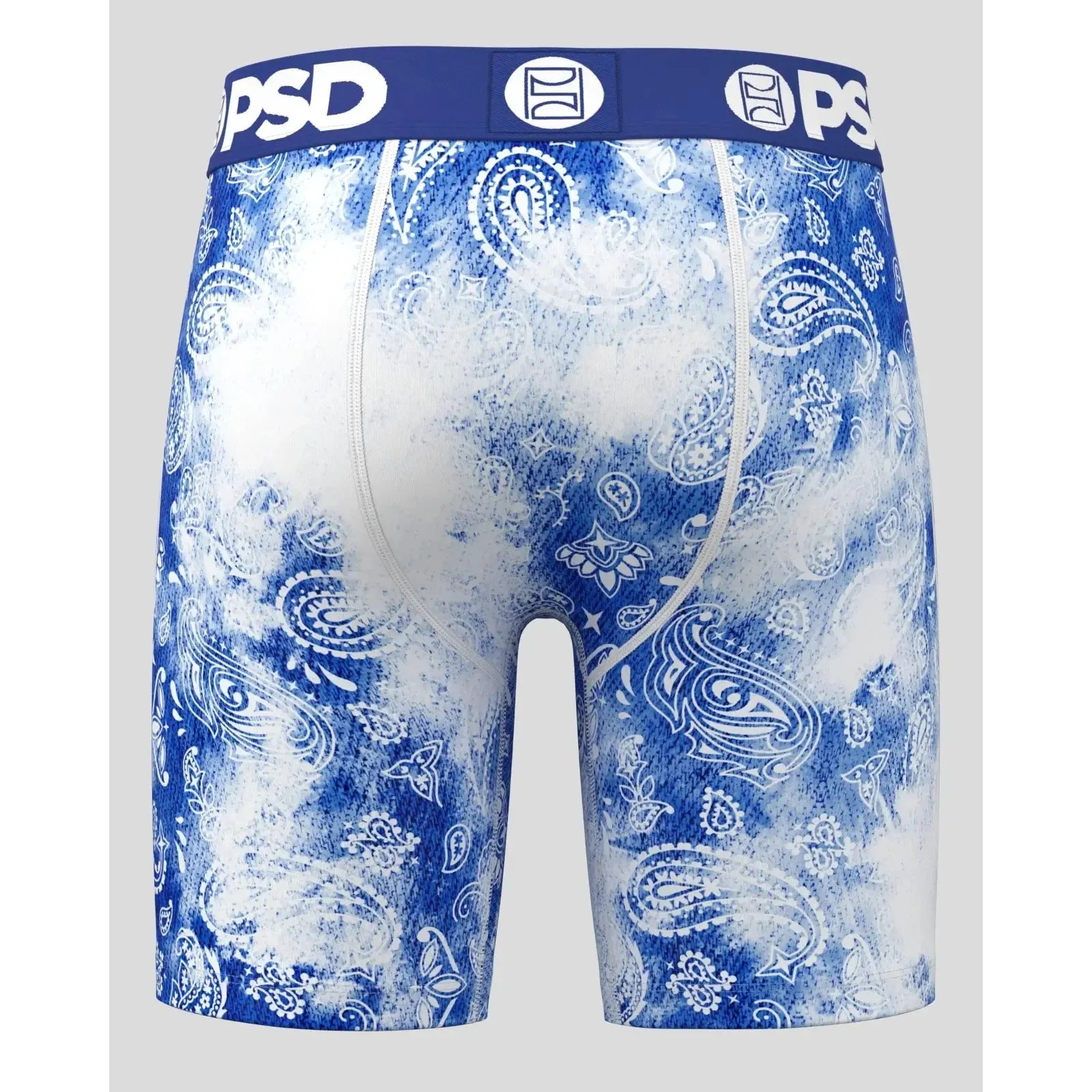 PSD Men's Multicolor Bandana Blues Modal Boxer Briefs Extra Large Underwear - 224180100-MUL-XL
