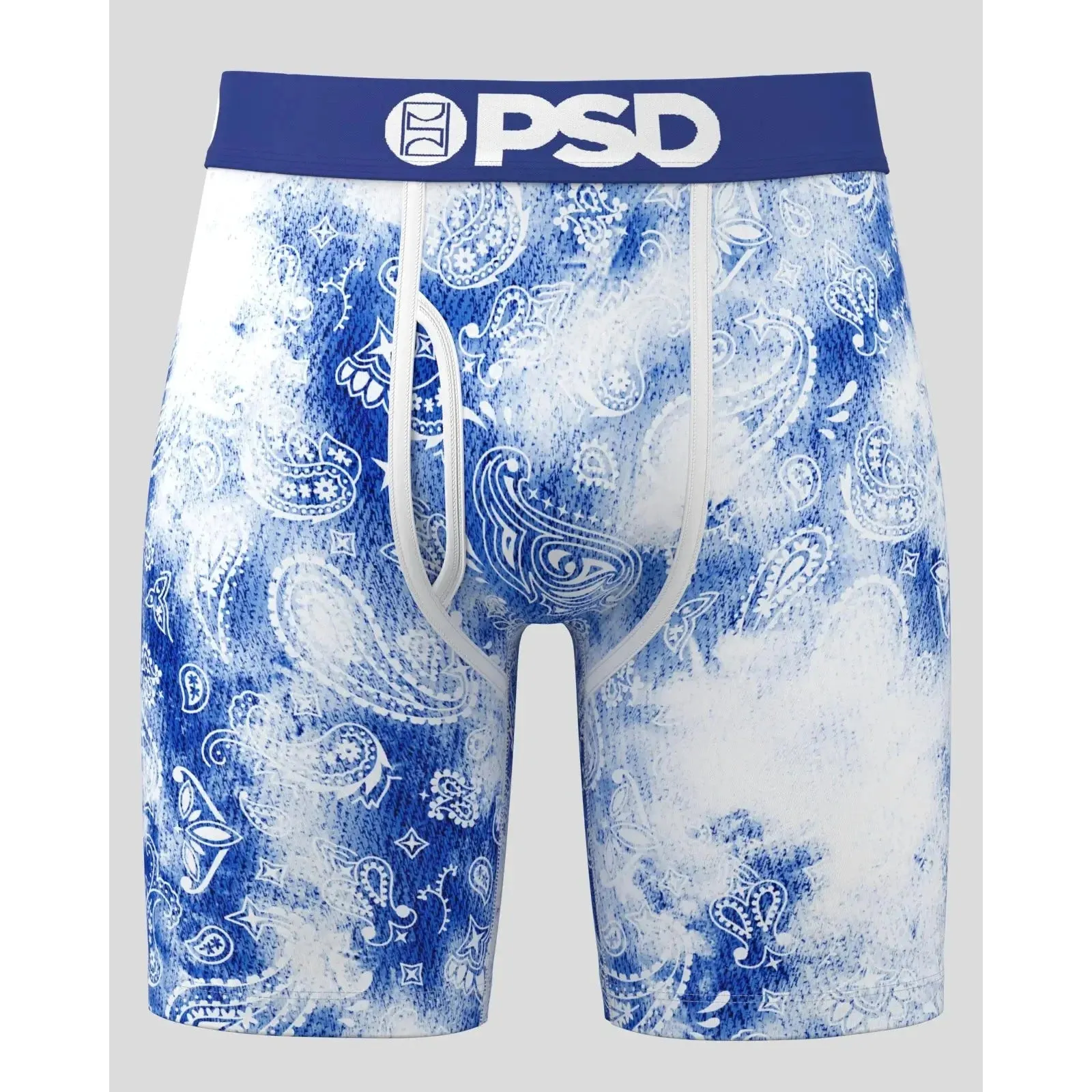 PSD Men's Multicolor Bandana Blues Modal Boxer Briefs Extra Large Underwear - 224180100-MUL-XL