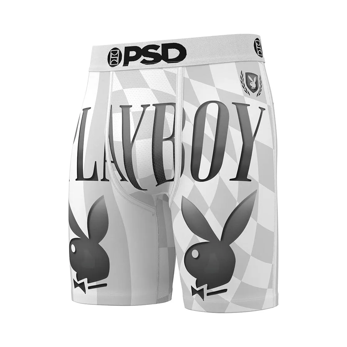 PSD Men's Multicolor Playboy Champ Boxer Briefs Large Underwear - 324180008-MUL-L