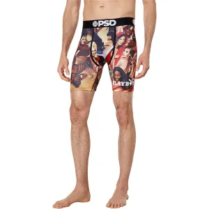 PSD Men's Multicolor Playboy Cover Girls Boxer Briefs Underwear - 222180014-MUL